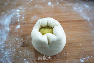 自制奶黄包的做法步骤:7