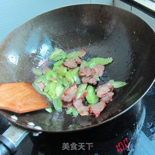 莴笋叉烧肉的做法步骤：5