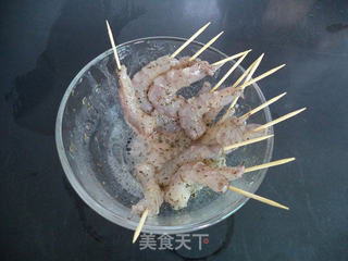 串烤红酒鲜虾的做法步骤:11