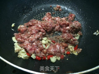 酸豆角炒肉末做法---美味家常菜的做法步骤:4