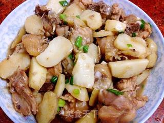 马蹄焖鸡块的做法步骤:8