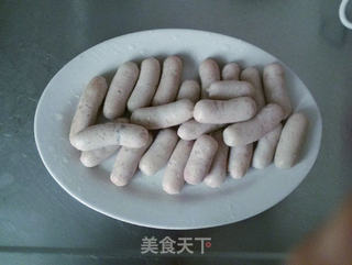 专属宝宝的Q弹健康小烤肠——Q弹小烤肠的做法步骤:13