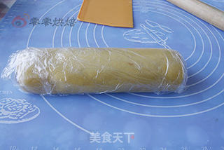 双色饼干卷卷的做法步骤:11