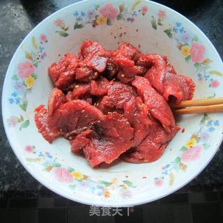 嫩炸牛肉片的做法步骤：8