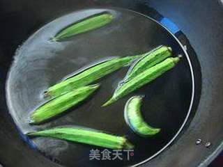 温拌秋葵的做法步骤:2