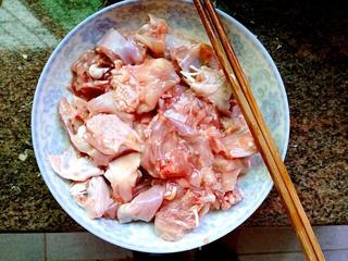 马蹄焖鸡块的做法步骤:3