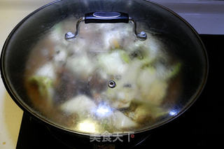 白菜香菇烧鸡块的做法步骤:13
