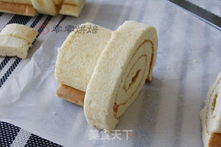 海贼王乔巴戚风蛋糕卷的做法步骤:10