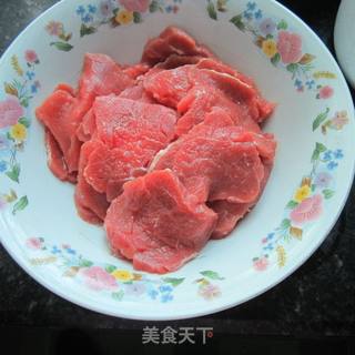 嫩炸牛肉片的做法步骤：3