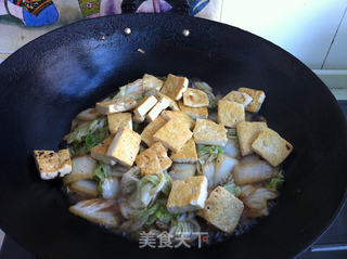 白菜炖豆腐的做法步骤:8