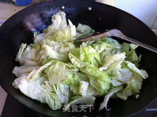 白菜炖豆腐的做法步骤:5