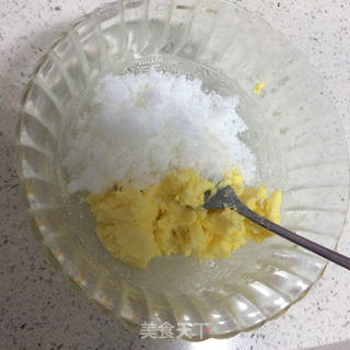 抹茶杏仁饼干的做法步骤:2