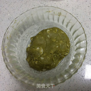 抹茶杏仁饼干的做法步骤:5
