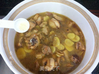 黑糯米酒煲鸡汤的做法步骤：10