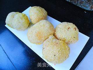 枣泥麻团的做法步骤:9
