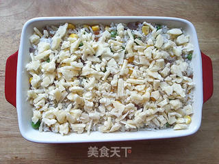 田园芝士焗饭的做法步骤:13