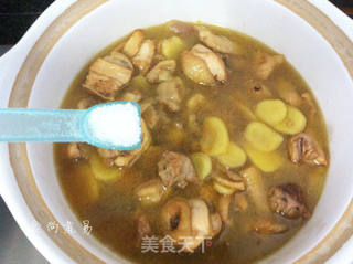 黑糯米酒煲鸡汤的做法步骤:9