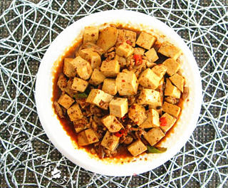麻婆豆腐的做法步骤:8