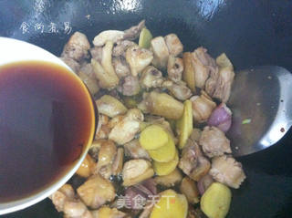 黑糯米酒煲鸡汤的做法步骤:6
