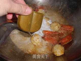 咖喱鱼丸手擀面的做法步骤:5