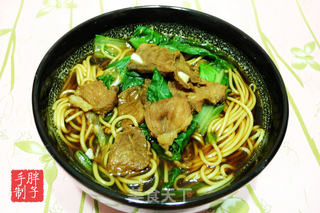 羊肉汆面的做法步骤:9