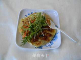 家庭版鸡蛋灌饼的做法步骤:10