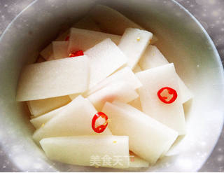自制酸辣萝卜片的做法步骤:8