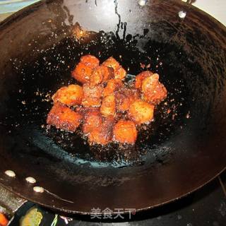 土豆片回锅肉的做法步骤：3