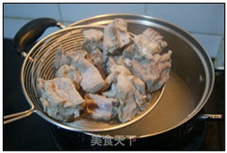 茶香蜜糖排骨的做法步骤:4
