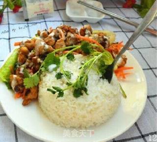 凯撒鸡块饭的做法步骤:12