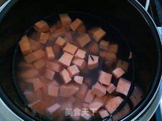 番薯菰米糖水的做法步骤:3
