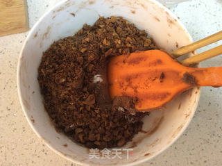 巧克力花生饼干的做法步骤:7