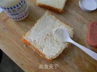 营养早餐蛋包土司的做法步骤:7