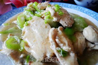 丝瓜炒鸡肉的做法步骤:13