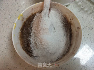 巧克力花生饼干的做法步骤:6