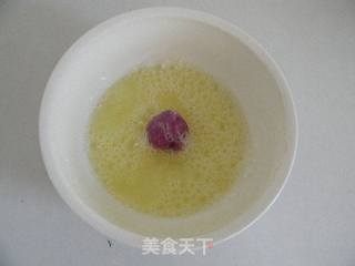 蛋清紫薯丸子的做法步骤:5