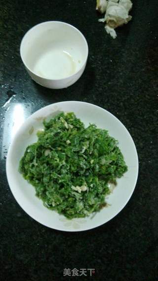 清爽蒸菜的做法步骤:7
