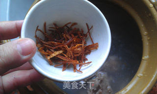 菰米瑶柱虾干粥的做法步骤:6