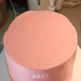 红色浪漫-----爱恋蛋糕的做法步骤:11