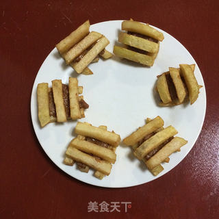 黑椒栅栏牛肉的做法步骤：12