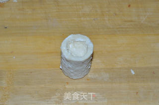 鲜虾黄金盏的做法步骤:6