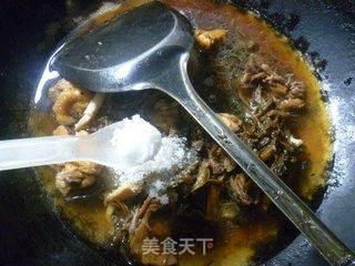 梅干菜大豆蛋白烧鸡腿的做法步骤:11