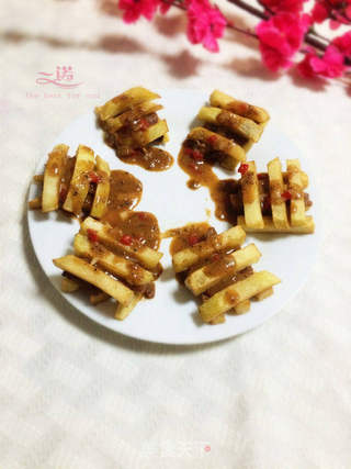 黑椒栅栏牛肉的做法步骤:14