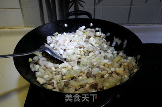 杏鲍菇肉酱的做法步骤:8