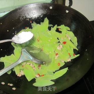 干辣椒肉末莴笋片的做法步骤：8