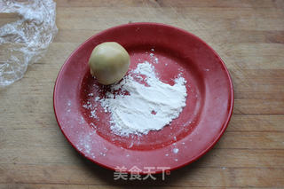 炼奶紫薯月饼的做法步骤:11