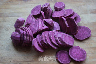 炼奶紫薯月饼的做法步骤:6