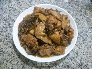 梅干菜大豆蛋白烧鸡腿的做法步骤:15