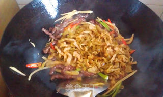 仔姜榨菜炒牛肉的做法步骤:6