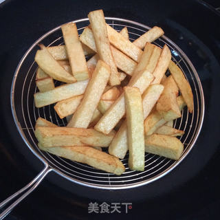 黑椒栅栏牛肉的做法步骤：9